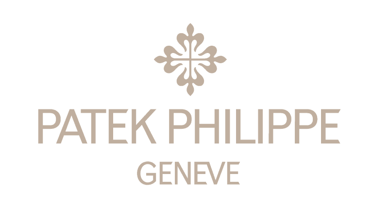 Patek Philippe Geneve logo with a decorative cross symbol above the text