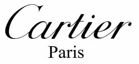 Cartier Paris logo in elegant black script on a white background.