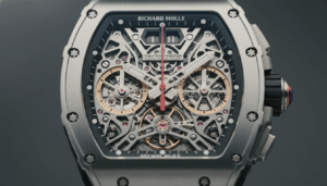 richard-mille-loan-volatility - New York Loan Richard Mille RM 11-03 skeletonized dial detail.